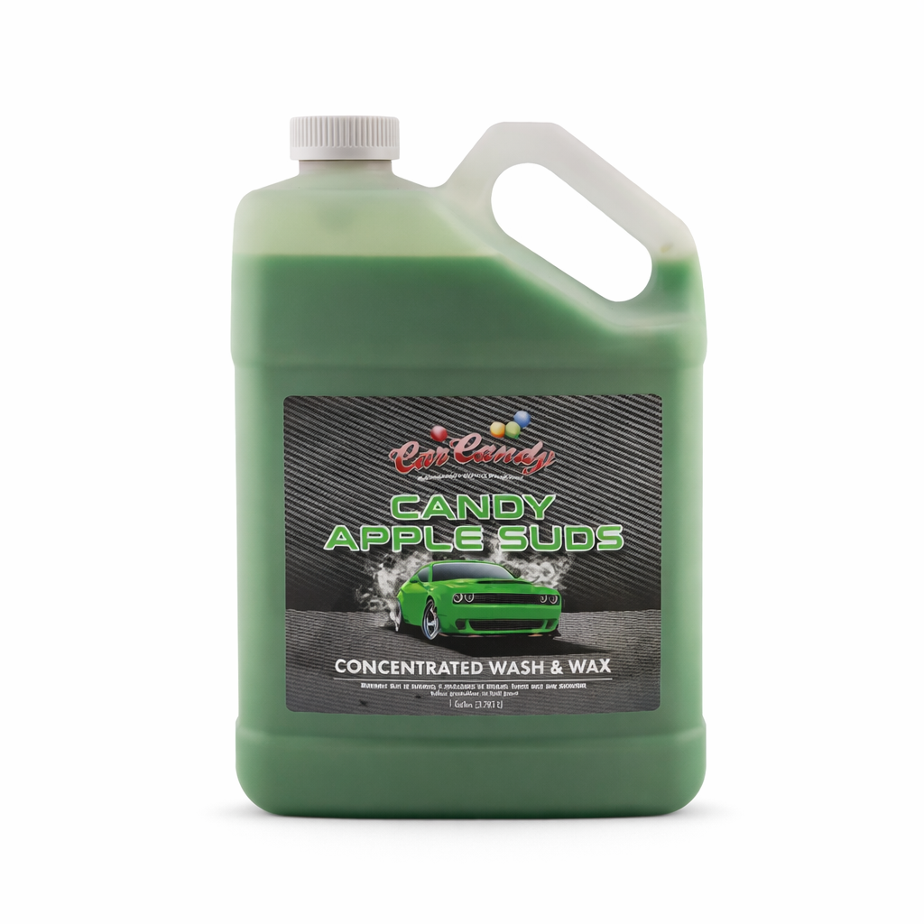 CAR WASH WITH CANDY APPLE SUDS CONCENTRATED WAX