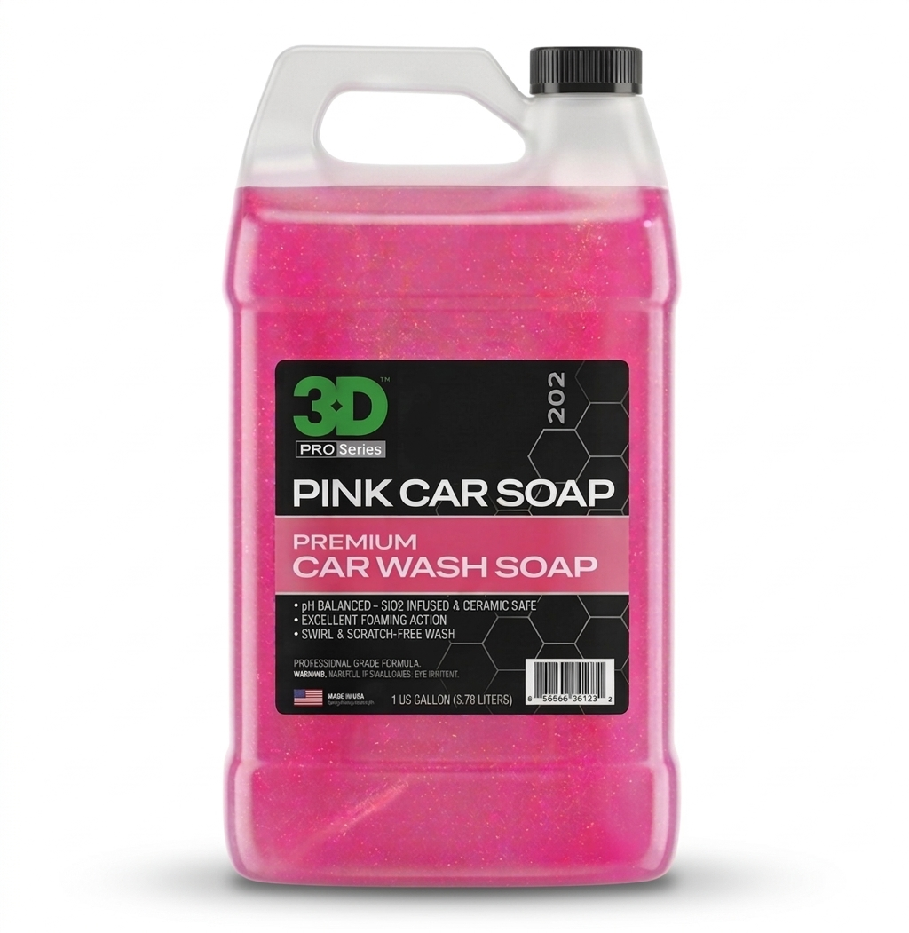 3D Pink Car Soap